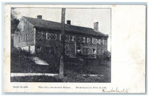 1906 The Old Checkered House Exterior Hinsdale New Hampshire NH Posted Postcard