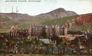 Edinburgh Scotland, 1929 Holyrood Palace Castle House Residence, Old Postcard