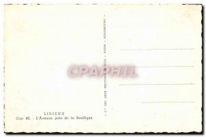 Old Postcard Lisieux L & # 39Avenue Pres De La Basilique
