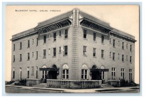 The Bluemont Hotel Building Galax Virginia VA, Near Blue Ridge Parkway Postcard