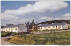 Exterior,  Baker (Terrace) Motels,  Gaspe,  Quebec,  Canada,  40-60s