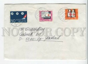 445426 Switzerland 1988 real posted Regensdorf Red Cross stamp