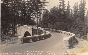 Eagle Creek Bridge Real Photo - Columbia River Highway, Oregon OR  