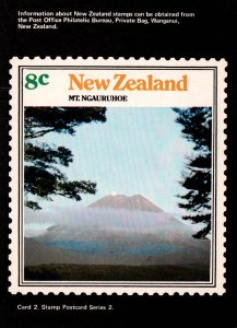 New Zealand Mt Ngauruhoe Stamp BIN