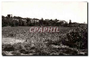 Modern Postcard The castle with the village of Grand Montaigut