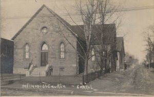 c.'11,  RPPC Real Photo, Methodist,  M.E. Church, Carrol County MD, Old Postcard