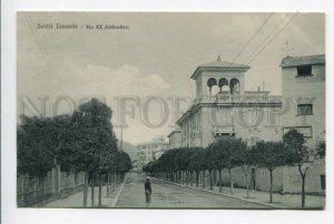 425980 ITALY Sestri Levante Via XX Settembre Vintage postcard