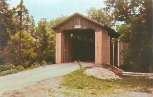 Ohio Brown County #8 Covered Bridge Chrome Postcard Unused