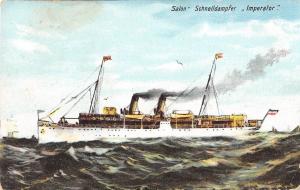 B95258 salon schnelldampfer imperator ship bateaux sweden