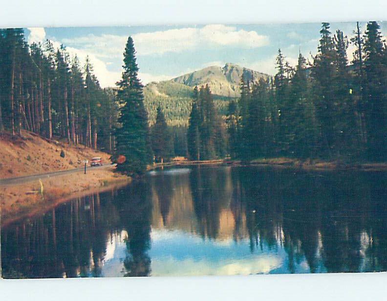 Pre-1980 SYLVAN LAKE AT YELLOWSTONE NATIONAL PARK Cody Wyoming WY F3866