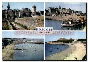 Modern Postcard Roscoff Cure iodine Port Of Stars From I'Ile beach Batz