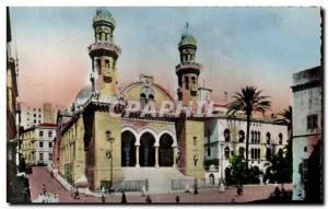 Old Postcard Algiers Cathedral and Palace of the Governor & # 39Hiver Algeria