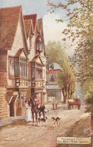 A.W.Bridgeman. Picturesque Essex. Horse in Street Tuck Oillette