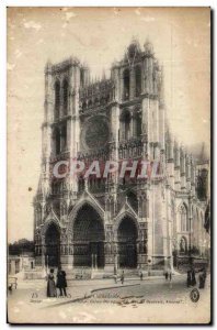 Old Postcard Amiens Cathedrale