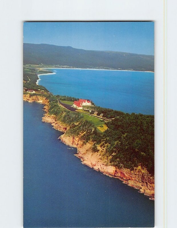 Postcard Aerial view, on the Cabot Trail, Canada