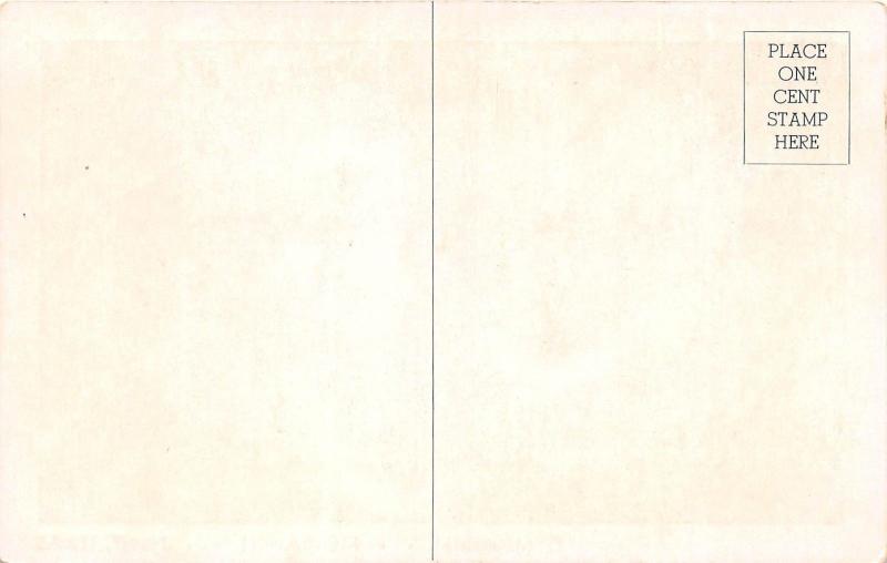 Texas Tx Postcard c1940s HUNT Mo-Ranch Gymnasium Building