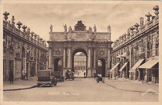 France Nancy La Rue Here L'Arc de Triomphe