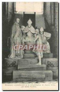 Old Postcard Cathedral of Noyon Commemorative Monument of the Rehabilitation ...