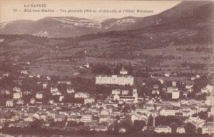 France Aix-les-Bains Vue generale et l'Hotel Mirabeau