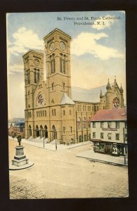 Providence, Rhode Island/RI Postcard, St Peters & Paul Cathedral