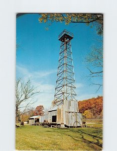 Postcard Drilling Rig at Drake Well Park Titusville Pennsylvania USA