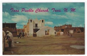 Taos, New Mexico, Early View of Taos Pueblo Church