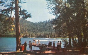 TURKEY POINT Ontario, Canada Boats Lake 1957 Chrome Vintage Postcard