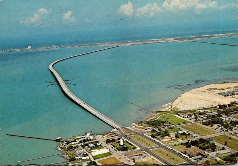 Texas South Padre Island Queen Isabella Causeway 1979