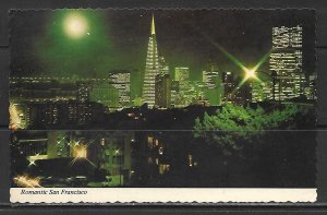 California, San Francisco - Romantic Night View - [CA-490]