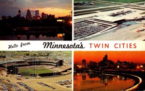 Minnesota Minneapolis-St Paul Hello Showing International Airport Metropolita...