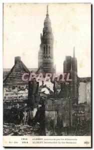 Old Postcard Albert Bombard For Germans Army