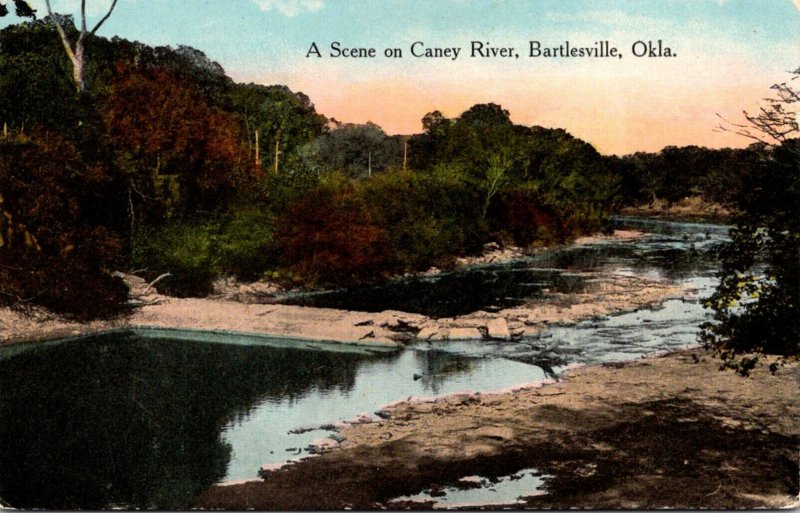 Oklahoma Bartlesville A Scene On Caney River