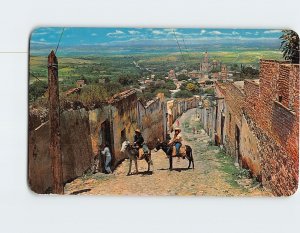 Postcard Panoramic View of San Miguel de Allende Mexico