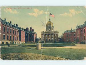 Bent Divided-Back CITY HOSPITAL Boston Massachusetts MA d5914