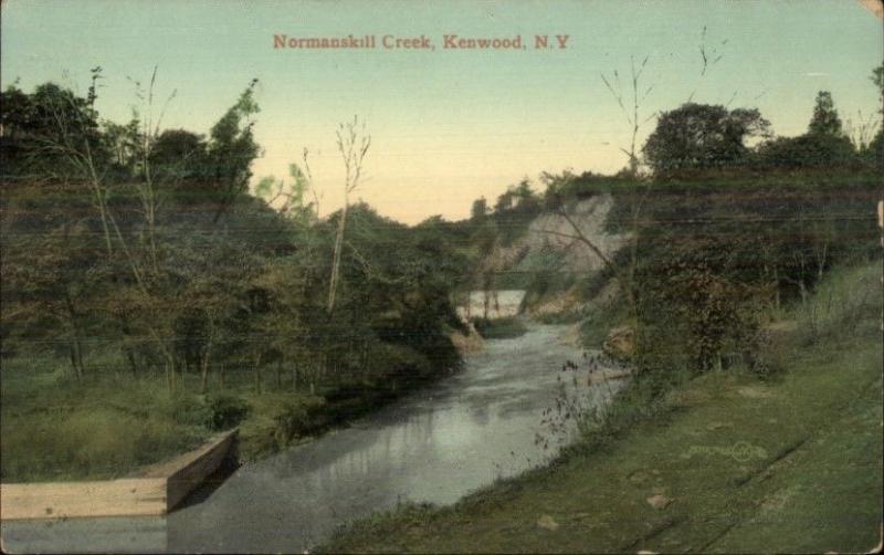 Kenwood NY Normanskill Creek c1910 Postcard #5