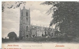 Lancashire Postcard - Parish Church - Lancaster     ZZ3426
