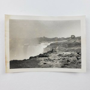 Victoria Falls Rhodesien Wasserfall Zambezi Fluss Mosi-Oa Tunya Vtg 1955 Fot D94