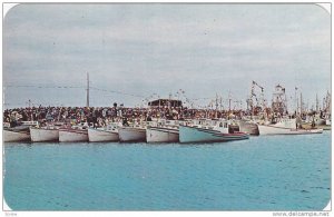 Blessing of the Fishing Fleet , METEGHAN , Nova Scotia , Canada , 50-60s