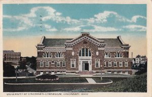 Postcard University Cincinnati Gymnasium Cincinnati OH