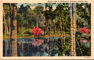 Alabama Mobile Bellingrath Gardens Mirror Lake 1938 Curteich