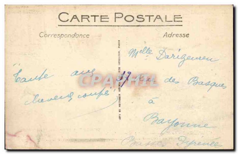 Compiegne Old Postcard Children died for France sculptor Monument Real Sarte ...