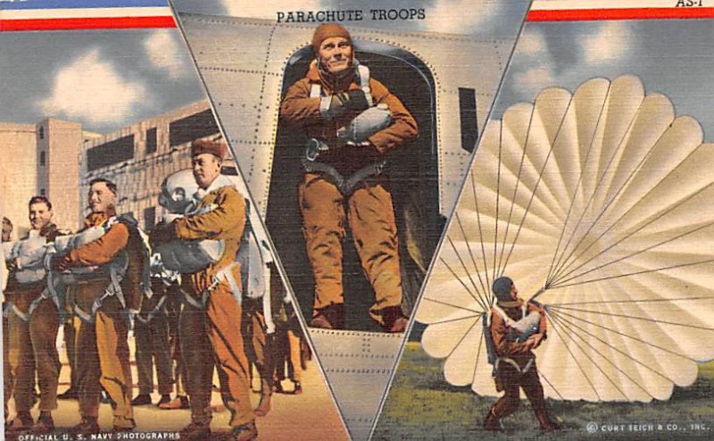 Parachute Troops US Navy Unused 