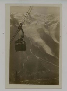 France - Chamonix. Mont Blanc & Plan-Praz-Brevent Cable Car  RPPC