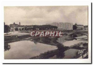 Dax Postcard Old Bridge on & # 39adour and Splendid