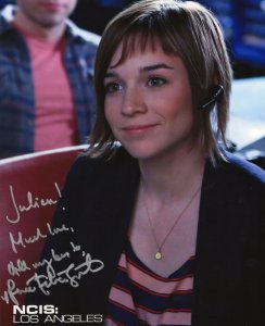 Renee Felice Smith NCIS Los Angeles 10x8 Hand Signed Photo