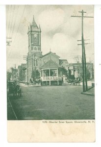 NY - Gloversville. Bleecker Street Square ca 1900