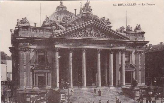 Belgium Brussells Bruxelles La Bourse