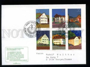 210410 Liechtenstein building 1978 year FDC