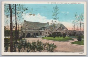 Rotunda Courtyard & Bldg Scenery~Shrine Country Club~Little Rock AR~PM 1933 PC