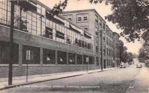 MANSFIELD MA~S W CARD MANUFACTURING~TAPS~DIES~CUTTING TOOLS POSTCARD 1930s